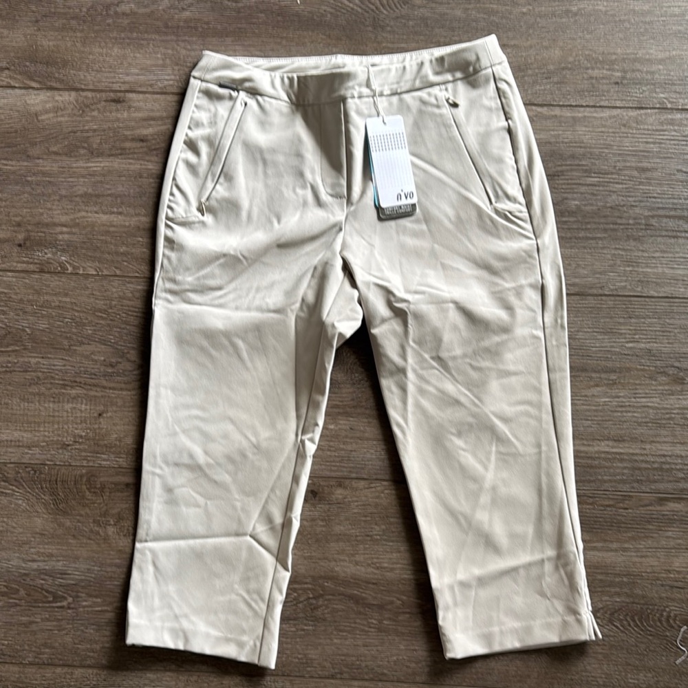 Elegant Cream Capris